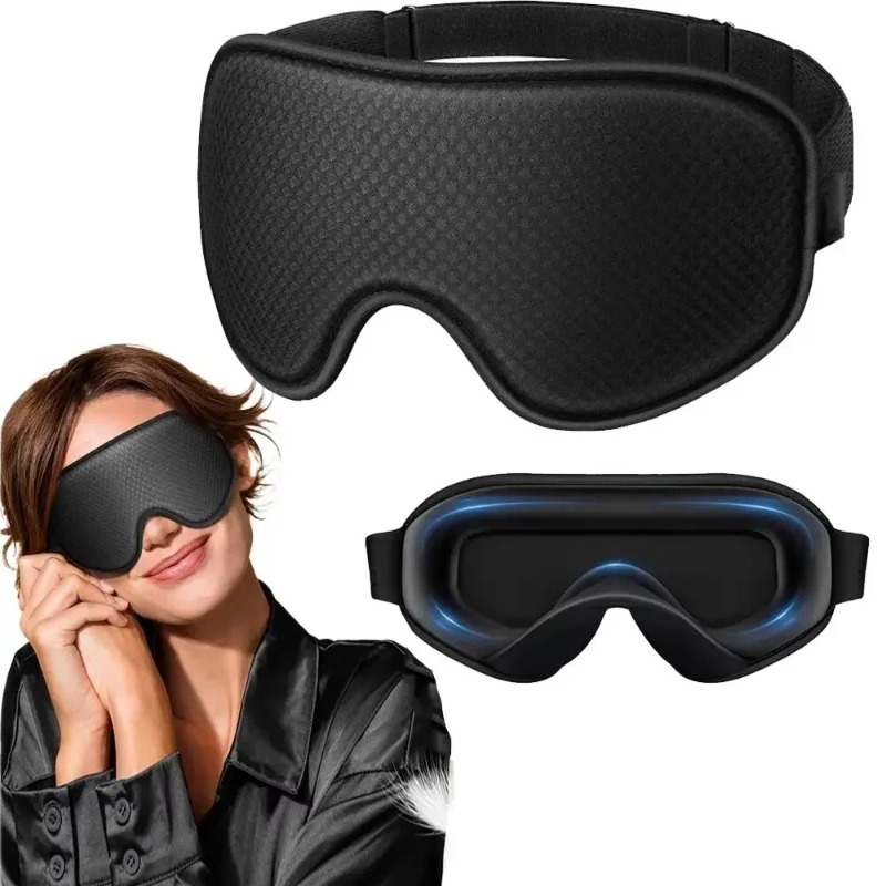 Sleep Eye Mask 3D - Maska do spania 3D Blackout, oddychająca,