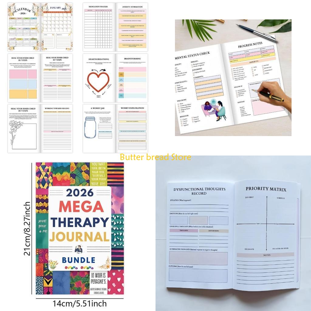 Health Wellness Activities - W89C Dziennik odzyskiwania zdrowia psychicznego Planer