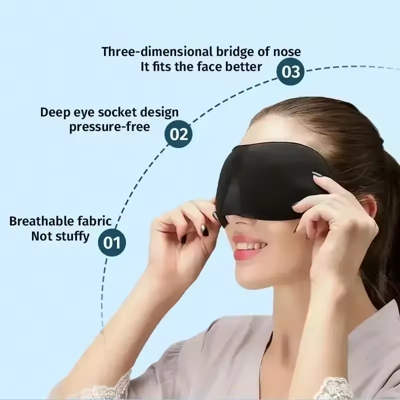 Sleep Eye Mask 3D - Maska do spania dla osób śpiących