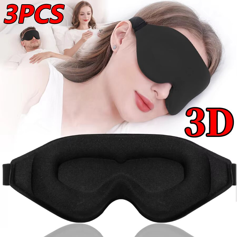 Sleep Eye Mask 3D - 3 SZT. Maska na oczy do