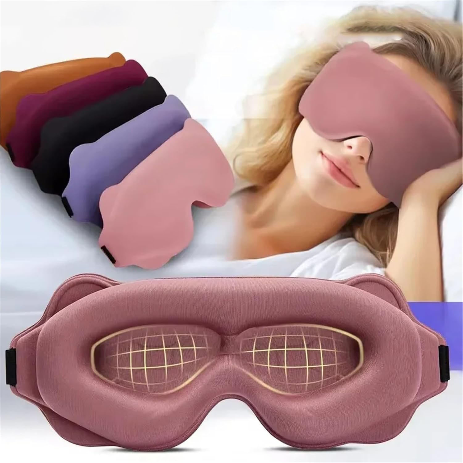 Maska do spania 3D blokująca ś – Sleep Eye Mask 3D recenzja i cena