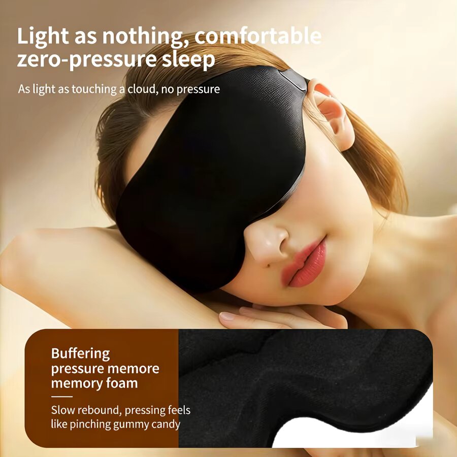 3 SZT. Maska na oczy do spania – Sleep Eye Mask 3D recenzja i cena