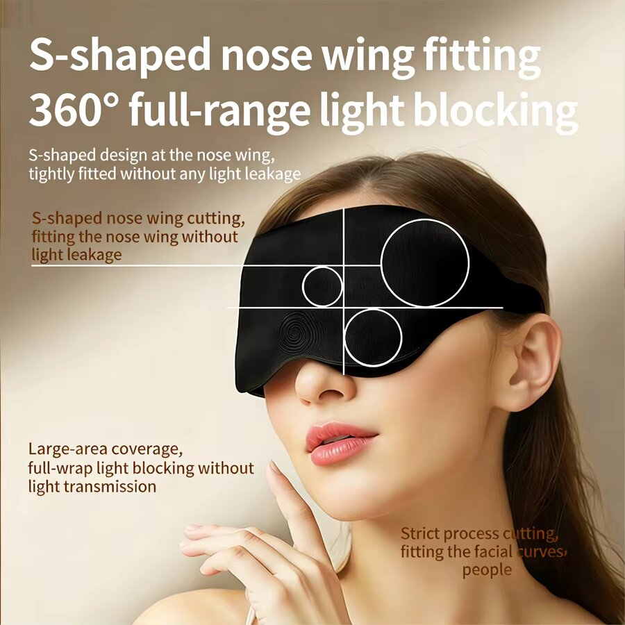 3 SZT. Maska na oczy do spania – Sleep Eye Mask 3D recenzja i cena