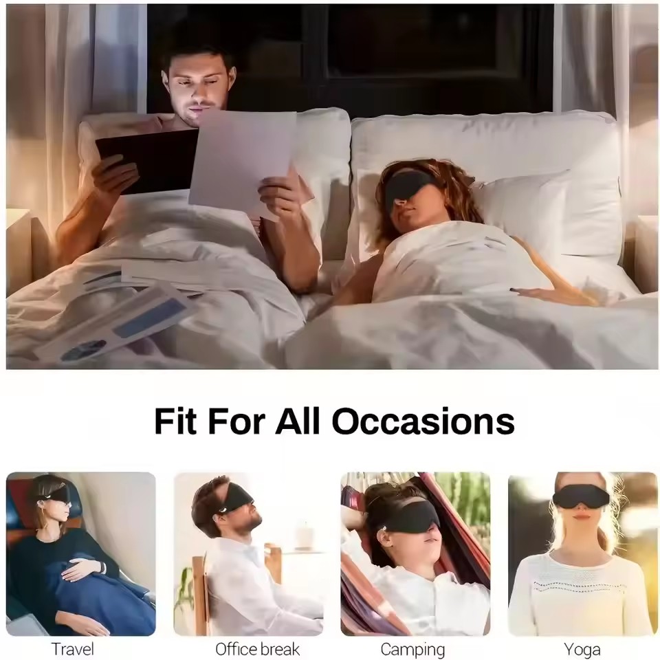 Maska na oczy 3D, wygodna i od – Sleep Eye Mask 3D recenzja i cena