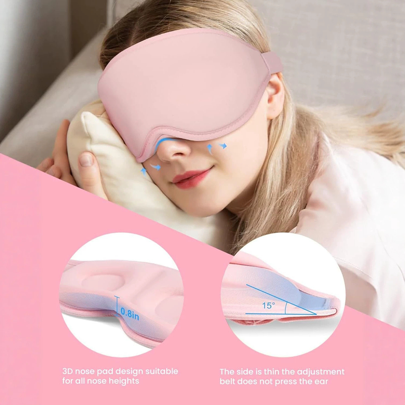 Maska do spania 3D, podróżna m – Sleep Eye Mask 3D recenzja i cena