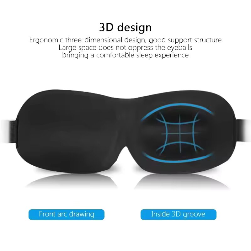 Maska na oczy do spania 3D, pr – Sleep Eye Mask 3D recenzja i cena