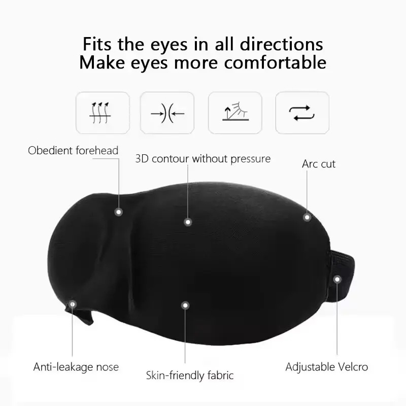 Maska na oczy do spania 3D z w – Sleep Eye Mask 3D recenzja i cena